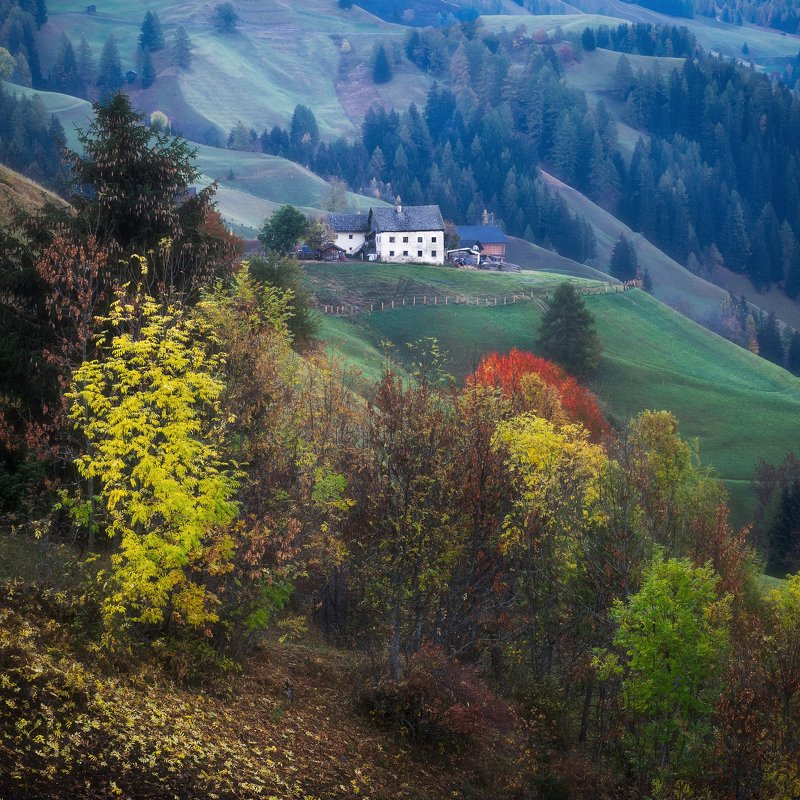 Домик в Доломитах фото превью