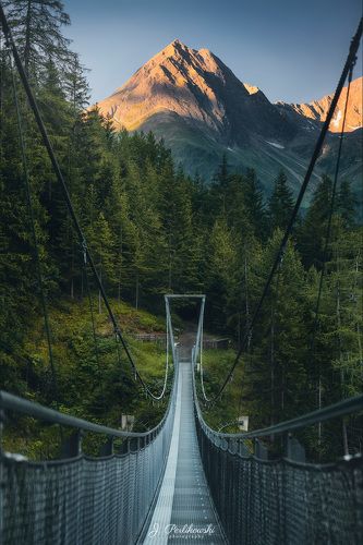 Morning in mountains