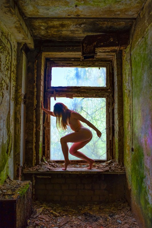 djfoto, urbex, abandoned, beauty, Vilnius, nudeart Autumn sadness фото превью