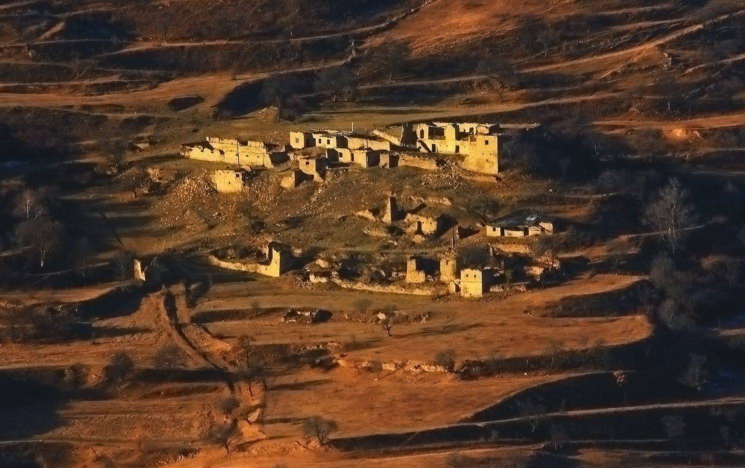 горы,аул,вершины,пейзаж,небо,деревья,дагестан,природа, Marat Magov