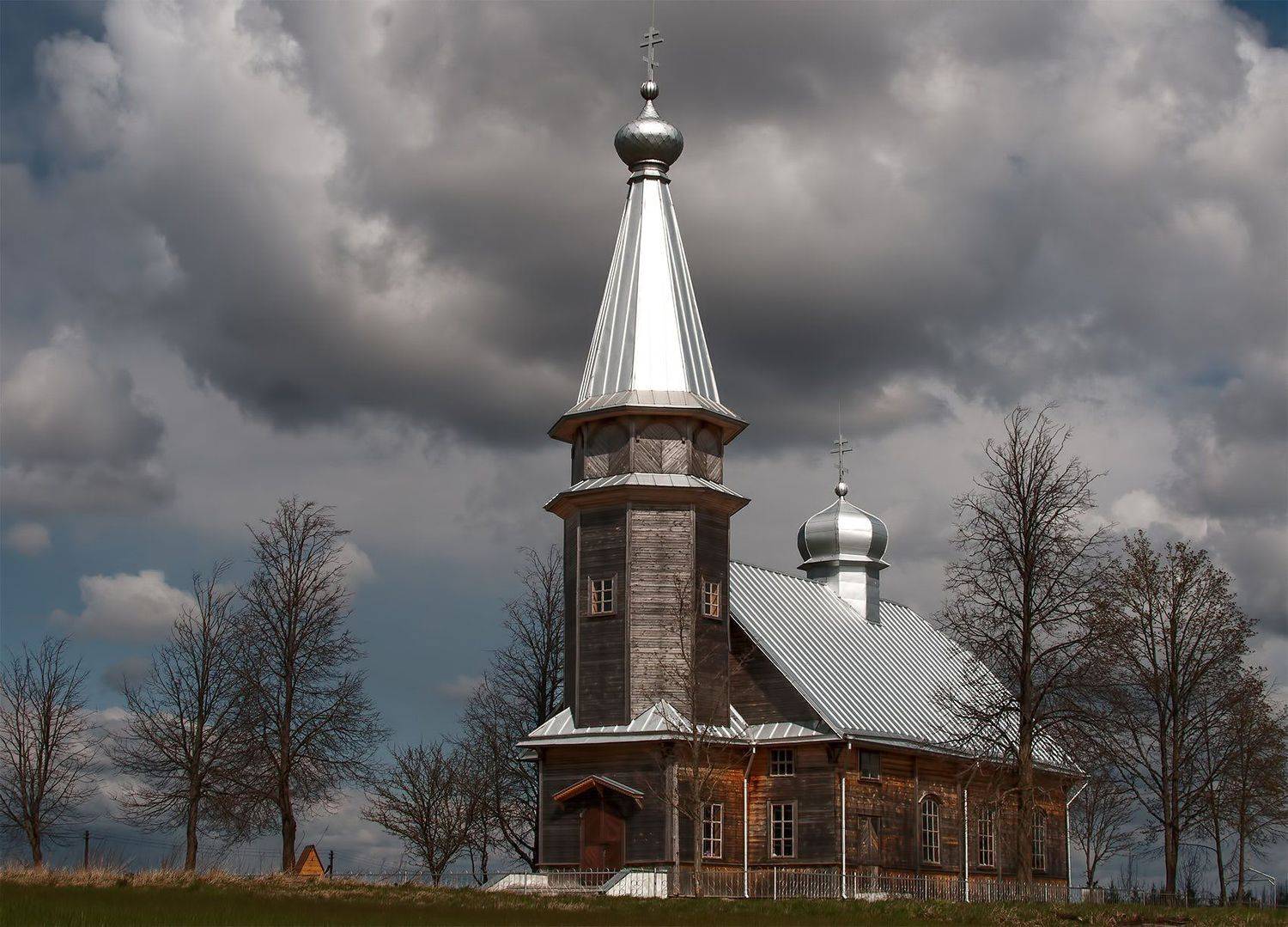 house of prayer, daytime,clouds, sky, Daiva Cirtautė