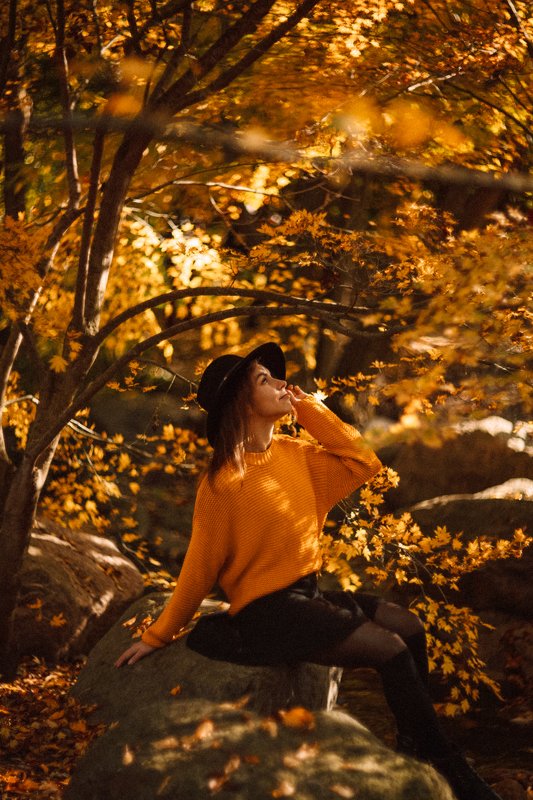 portrait, model, модель, girl, портрет, berlin, берлин, autumn, fall, осень Fall in Berlin фото превью