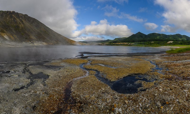 кунашир, курилы, курильские острова, дальний восток, россия, озеро, горы, природа, пейзаж, панорама, kunashir, kuril islands, far east, russia, lake, mountains, nature, landscape, panorama Озеро Кипящее 1 фото превью