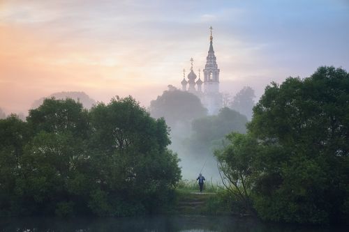 Летнее утро в с. Валищево