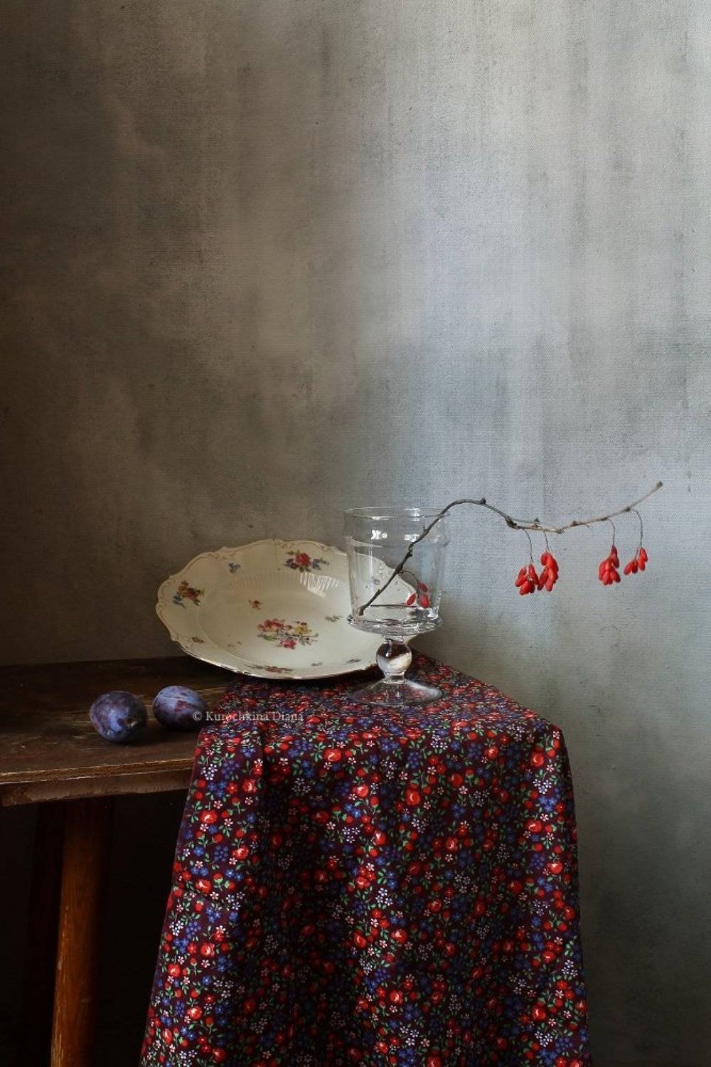 натюрморт, ноябрь, барбарис, Курочкина Диана