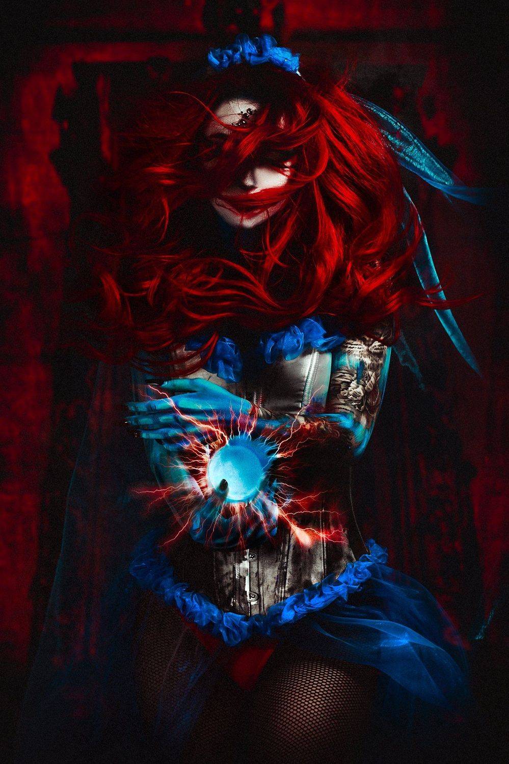 woman, portrait, art, studio, dark beauty, bodyart, Руслан Болгов (Axe)