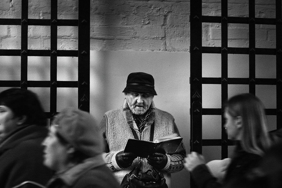 чб фото, уличное фото, жанровый портрет, прохожие, Vera Trandina