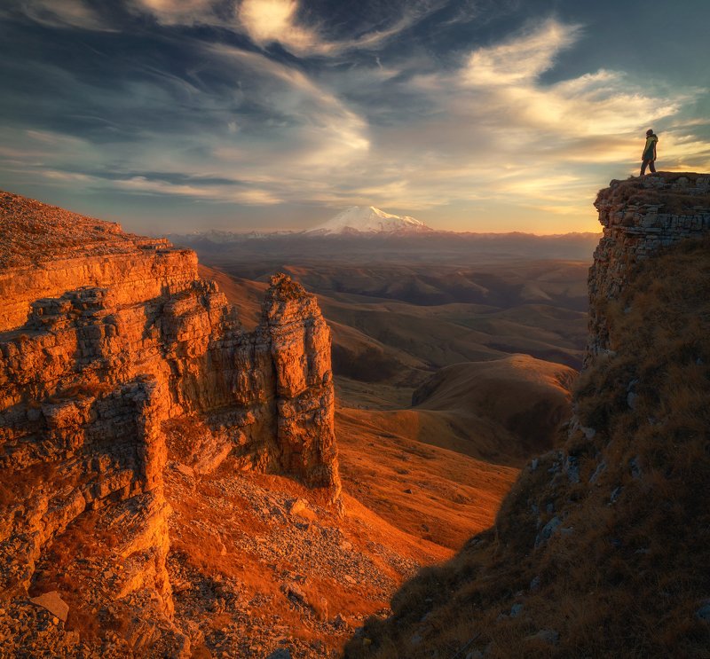 бермамыт, эльбрус, горы, закат, mountain, russia Bermamyt фото превью