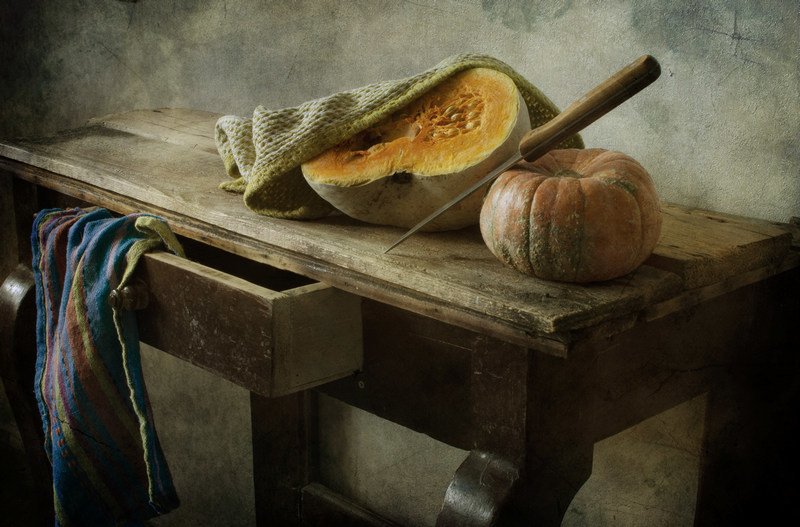 С тыквой фото превью