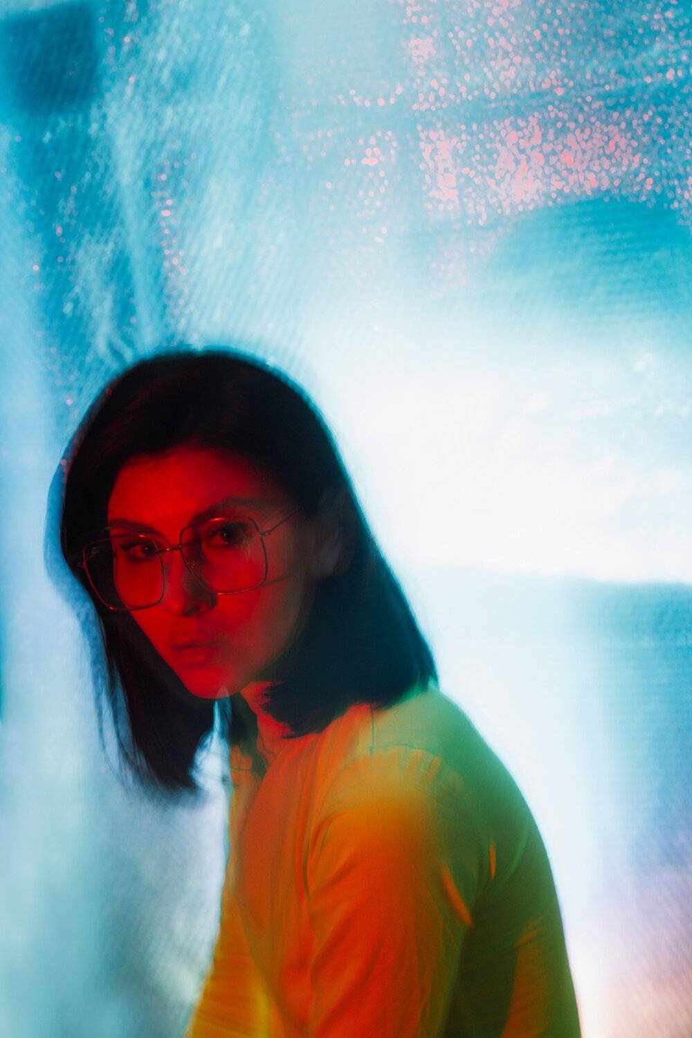 portrait, girl, hair , moscow , street ,портрет , color, red, Dancho