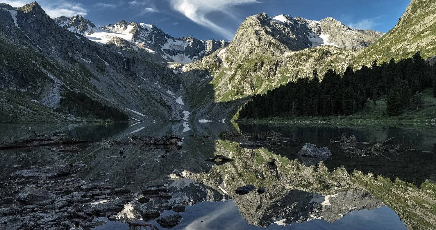 алтай, верхнее  мультинское озеро., Марина Фомина