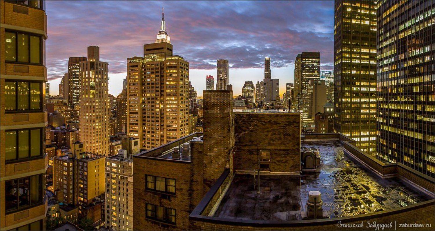 Architecture, Building, Cityview, Evening, Highrise, Landscape, Manhattan, New york city, Ny, Nyc, Panorama, Skyscrapers, Sunset, Travel, Usa, Америка, Архитектура, Вечер, Город, Закат, Манхеттен, Небоскребы, Нью-йорк, Окна, Панорама, Пейзаж, Путешествия,, Stanislav Zaburdaev