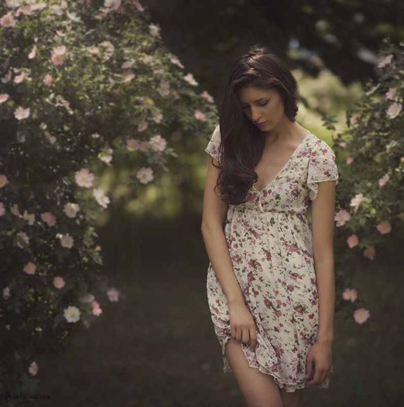 Girl, Portrait, Весна, Ожидание, Портрет девушки  фото превью