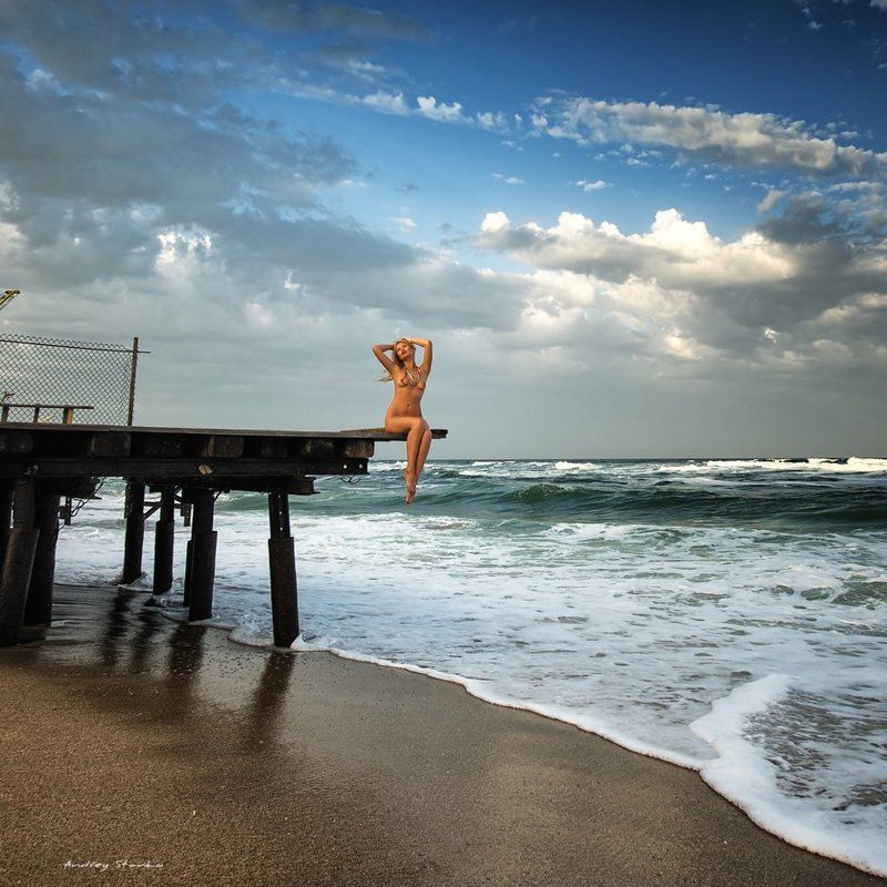 Девушка и МОРЕ фото превью