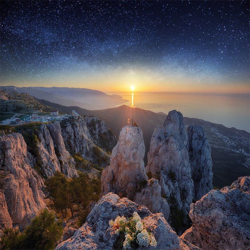 Рассвет на Ай-Петри фото превью