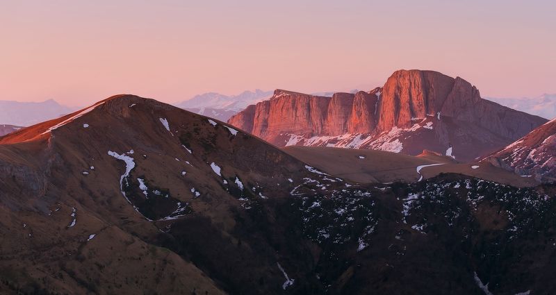 горы, кавказ , рассвет, ачешбок , май 2013 АЧЕШБОК ВОСТОЧНЫЙ -2 фото превью