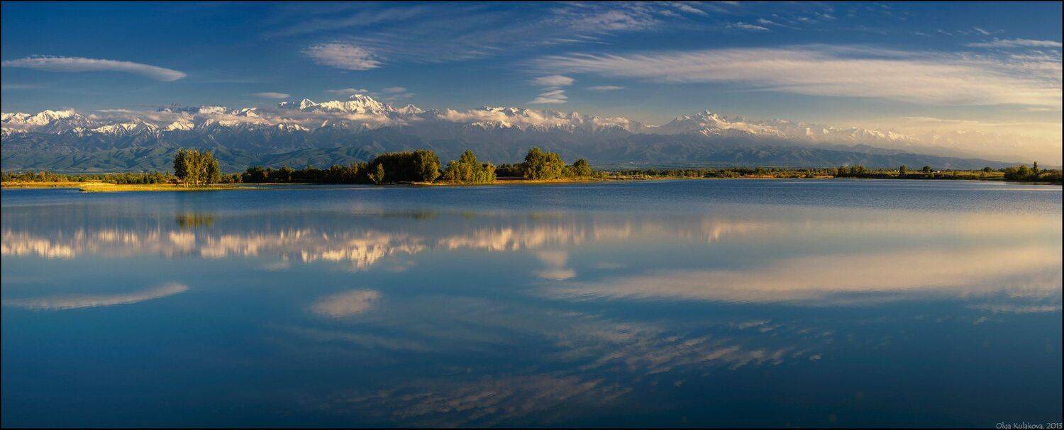 озеро, комсомольское, горы, заилийский, алатау, Ольга Кулакова