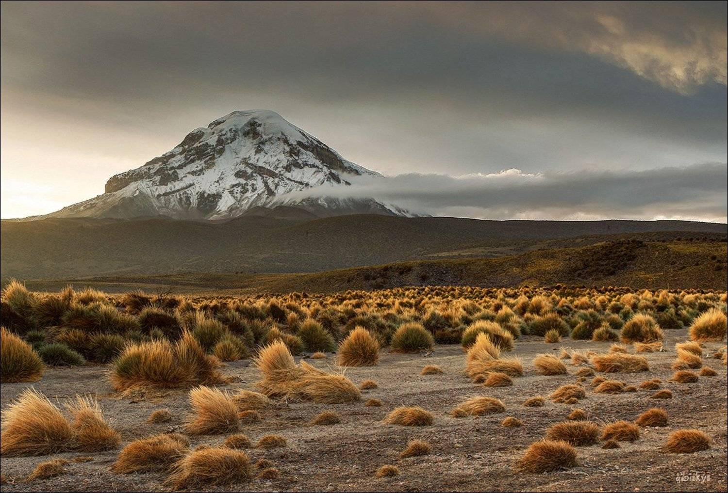 Боливия, Вулкан, Латинская америка, Панорама, Рассвет, Сахама, Анна Пшишылны