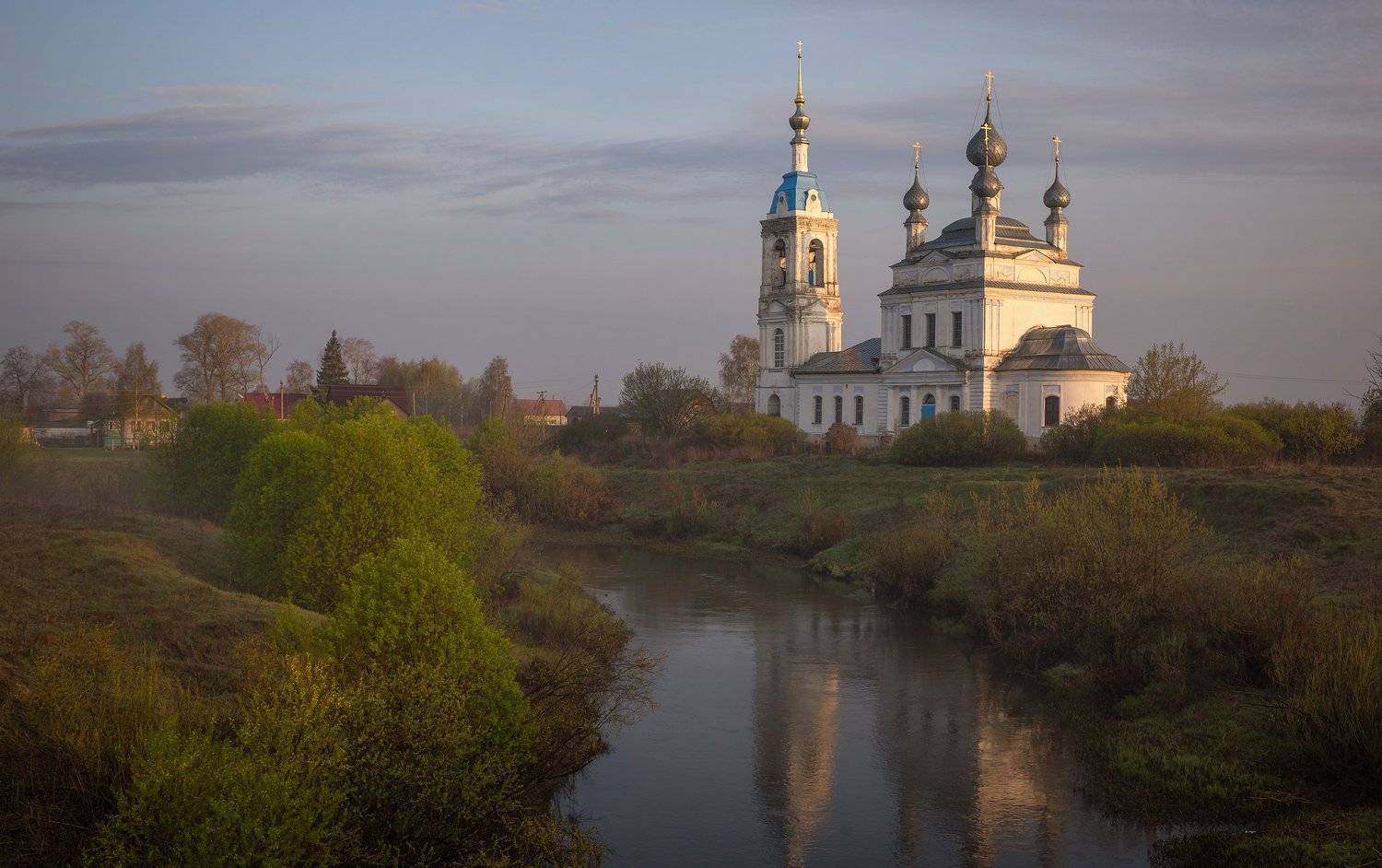 церковь, река, Савинское, , Александр Стрельчук