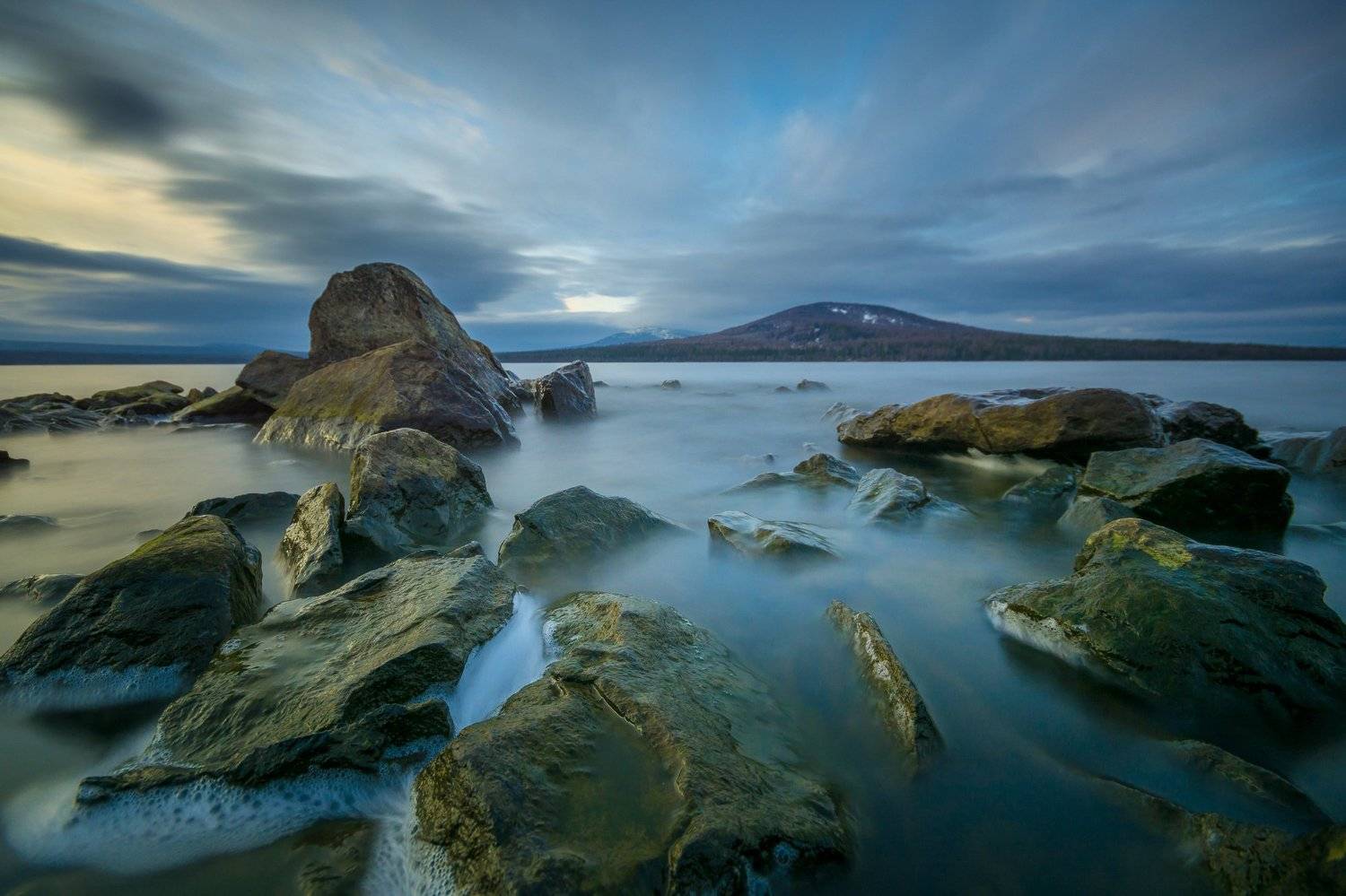 озеро камни горы урал пейзаж, Жданов Дмитрий