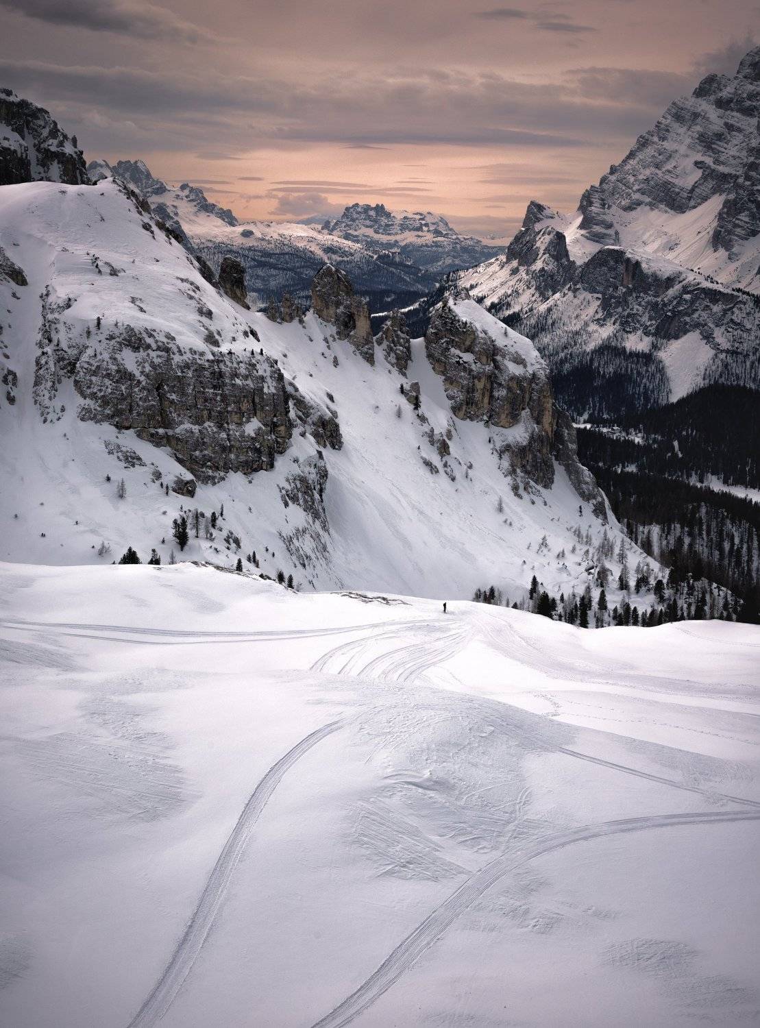 dolomites, italy, winter, landscape, winterlandscape, Vjacheslav Simanovich