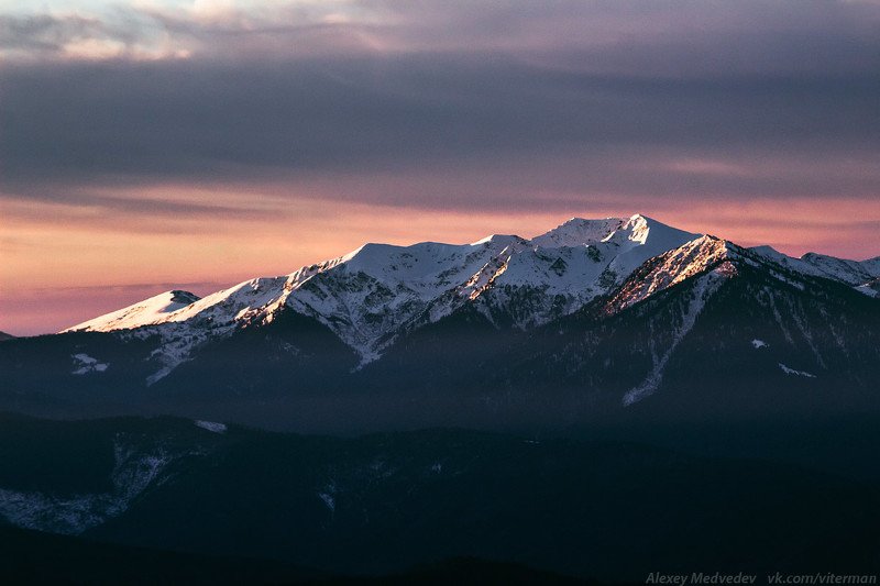 карпаты, украина Мармаросы утром фото превью
