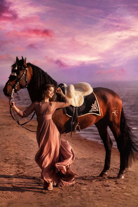 #mood  #конныйфотограф #фотосессияслошадьми #фотосессияслошадью #коннаяфотосессия #гнедаялошадь #девушкаслошадью #девушкасконем #конь #horse #гнедой_конь #фото_с_лошадью #фотосессияназаливе #лошадиназаливе #андалуз #испанскийконь #андалузская #андалузская Лиловое настроение фото превью