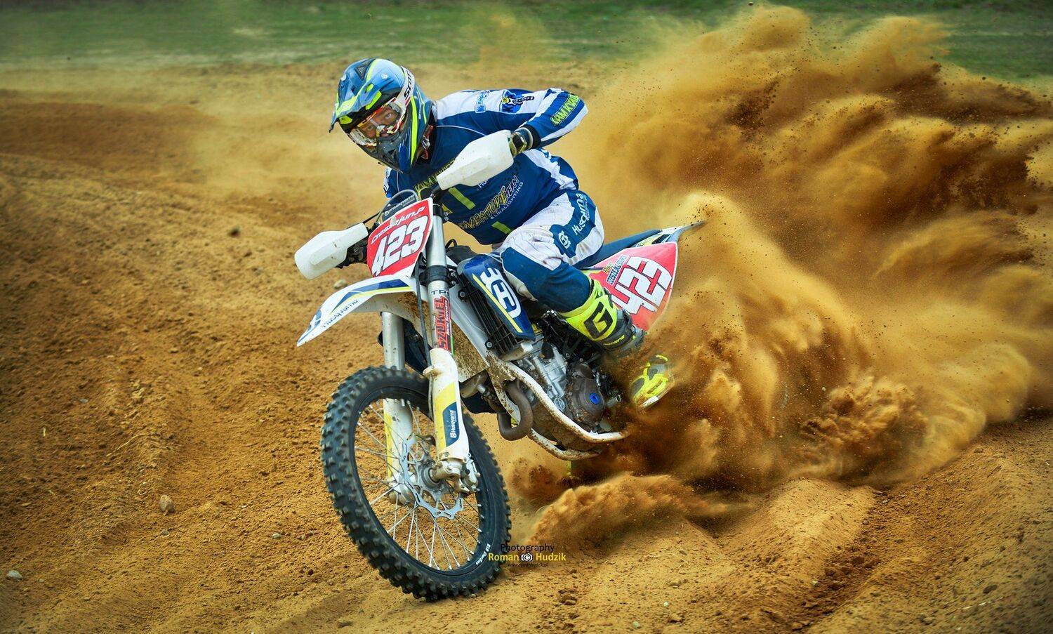 Motocross, Sport, Rider, Sand, Sports, Dust,, Roman Hudzik