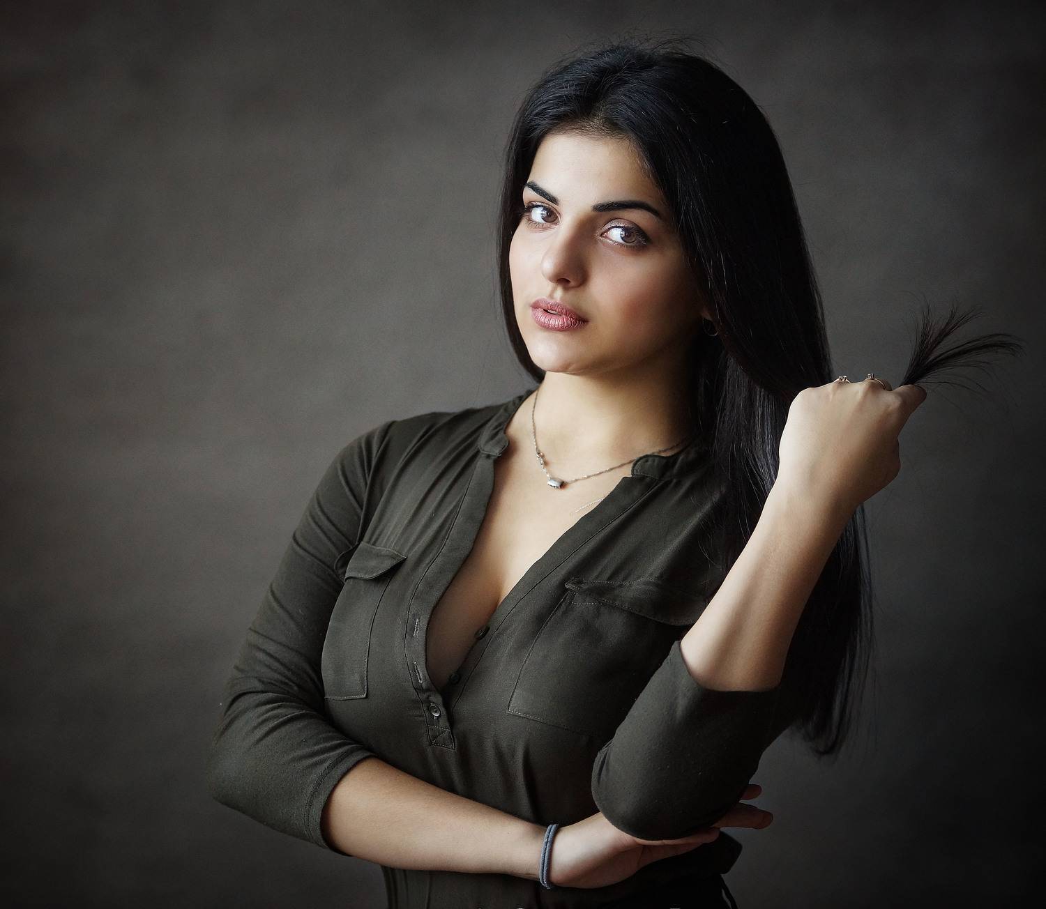 девушка, портрет, Илья Филимошин