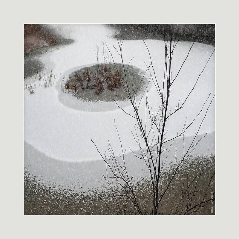 пейзаж снежный день. 2020 фото превью