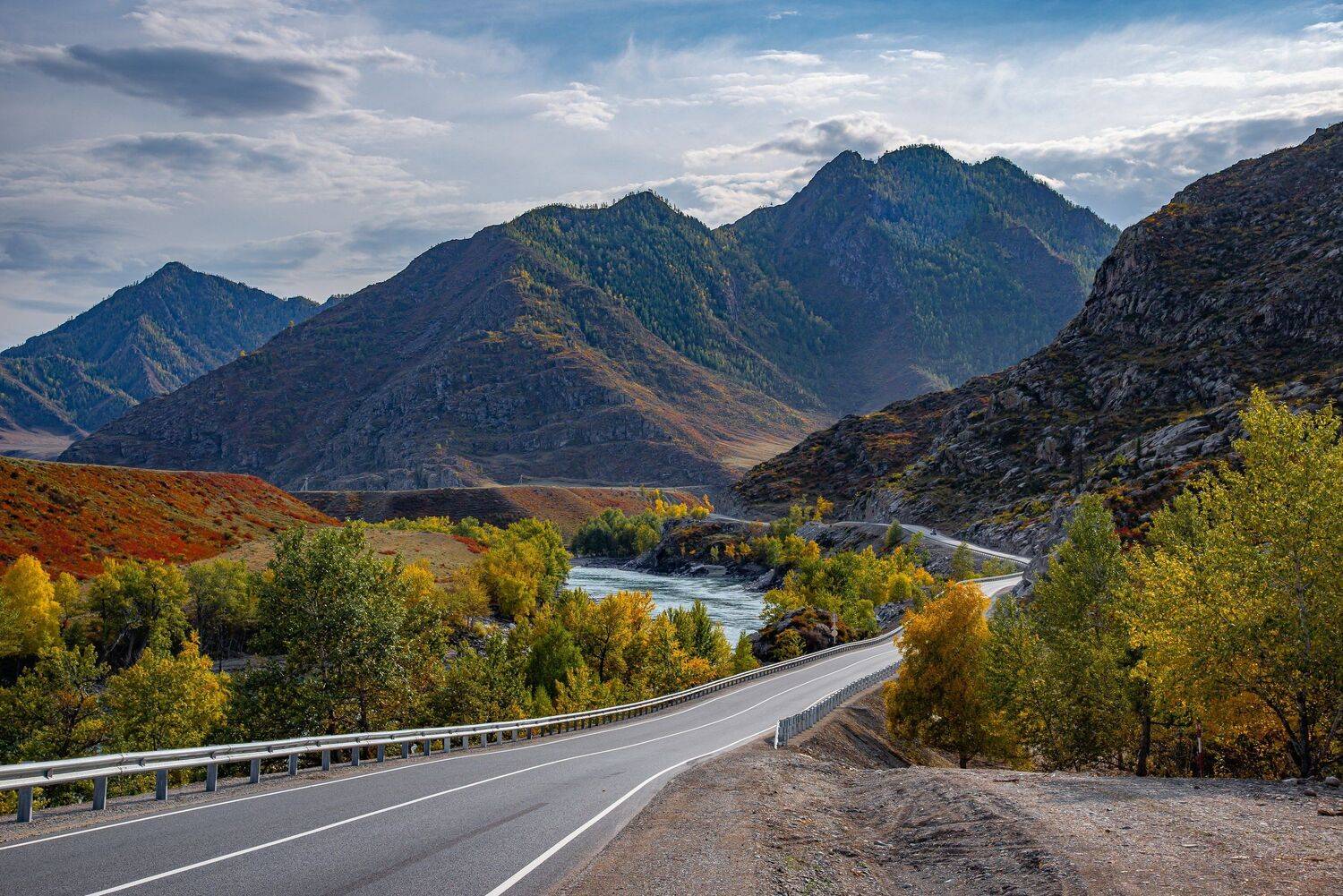 алтай. осень. горы., Евгений Дроботенко