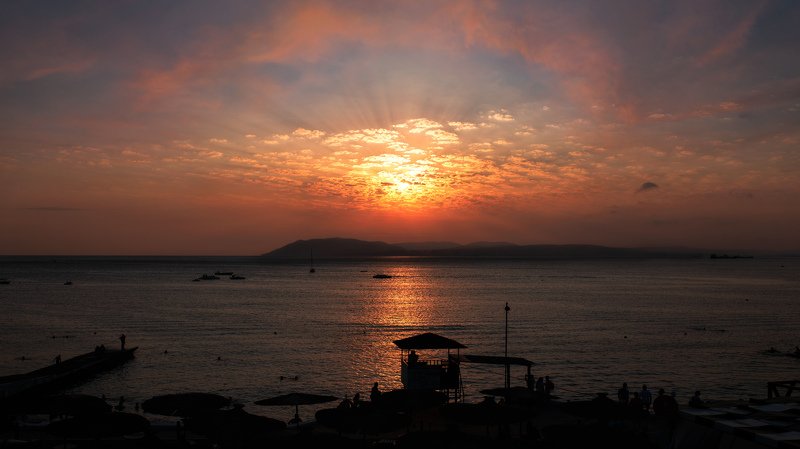 Закат фото превью