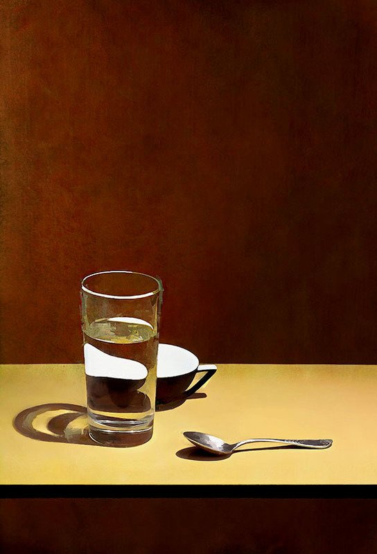 glass and spoon фото превью