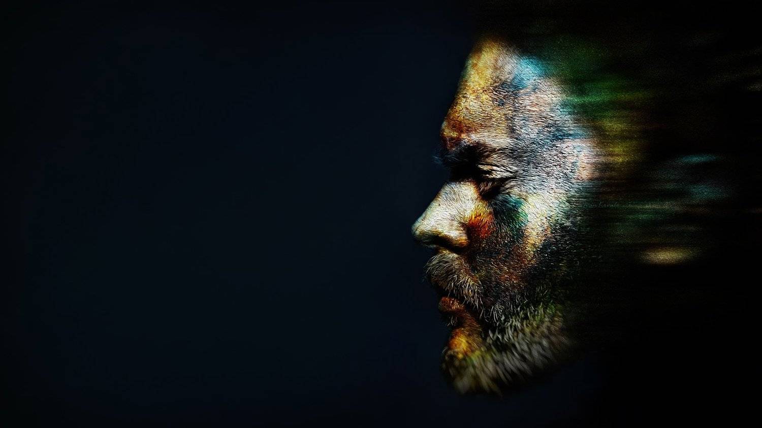 fine art, wall art, color face, Ковалёв Иван