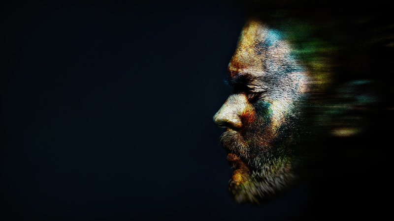 fine art, wall art, color face Symphony фото превью