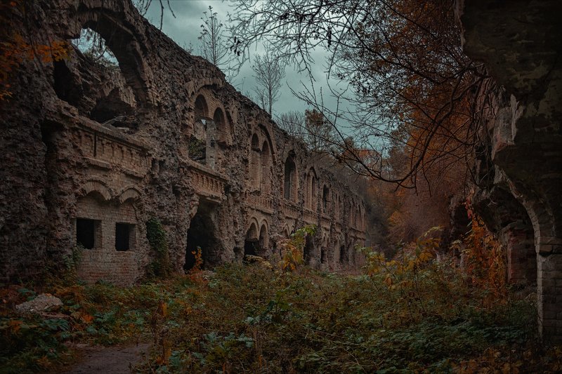 таракановский форт осень развалины история фортификационные сооружения украина Таракановский форт фото превью