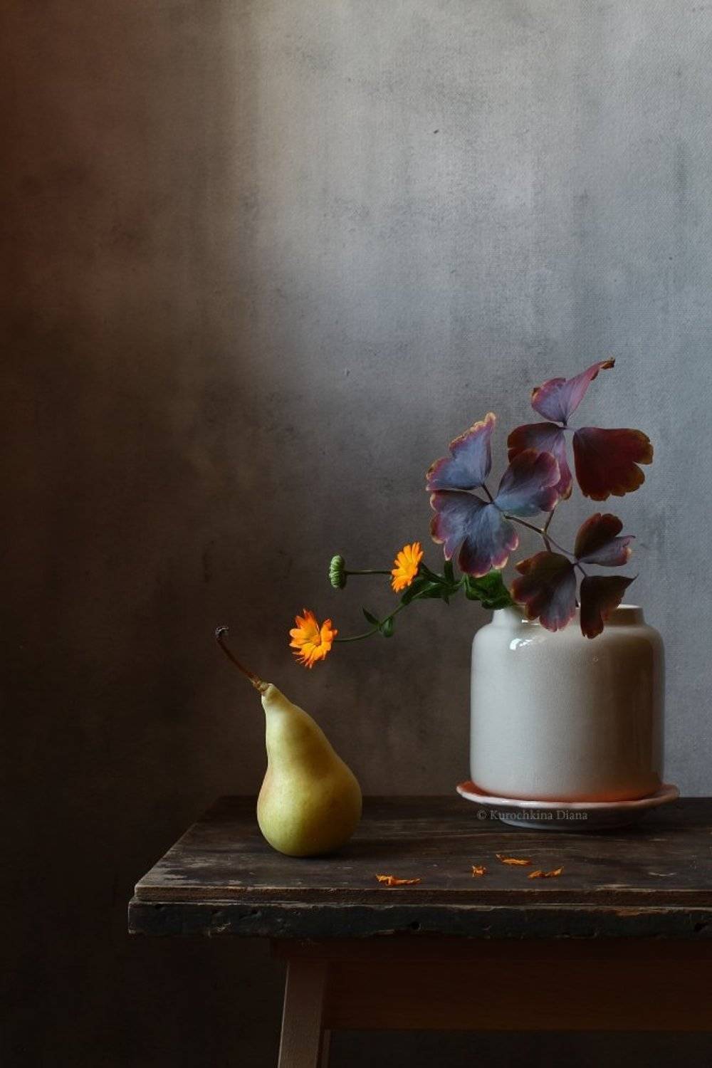 натюрморт, груша, осень, Курочкина Диана