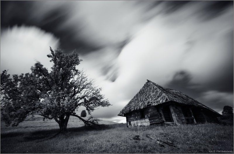 карпаты, закарпатье, вермя, пейзаж, nd, b+w, long exposure, фототур, горы / Ускользающее время ... / фото превью
