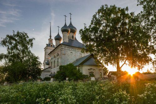 Теплым вечером на закате