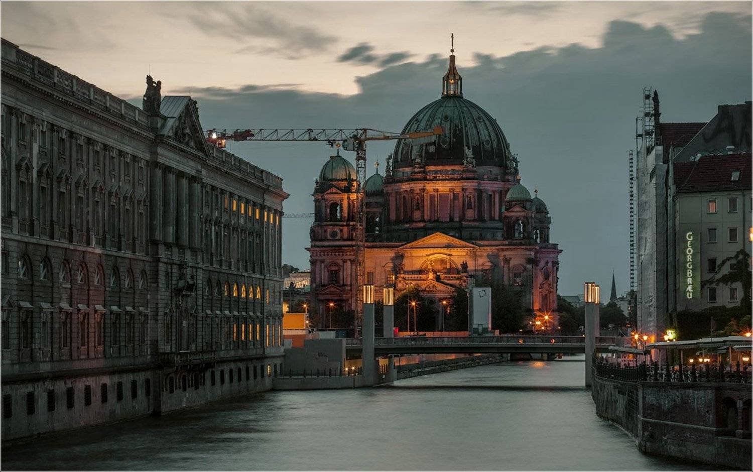 Berliner Dom, Foto liubos, Берлин, Вечер, Германия, Любовь Селиванова