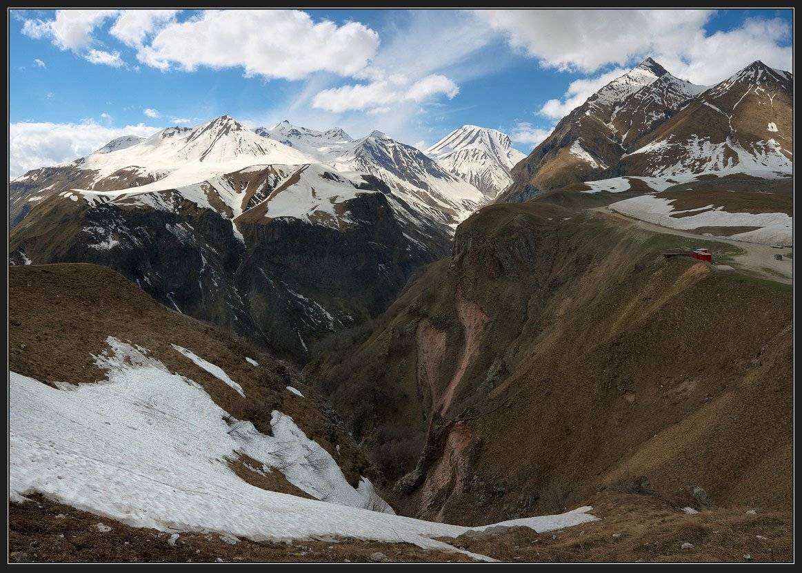 грузия, горы, перевал, крестовый, Николай Стюбко