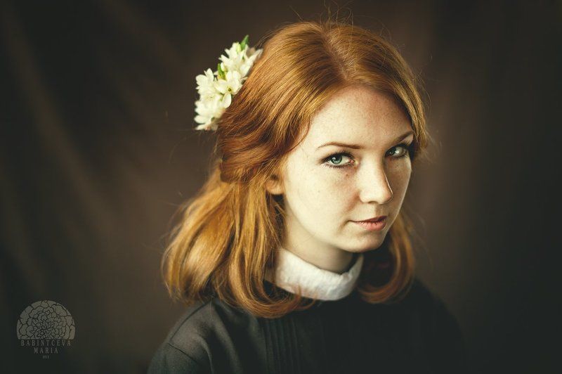 Взгляд, Портрет девушки, Рыжая Анна фото превью