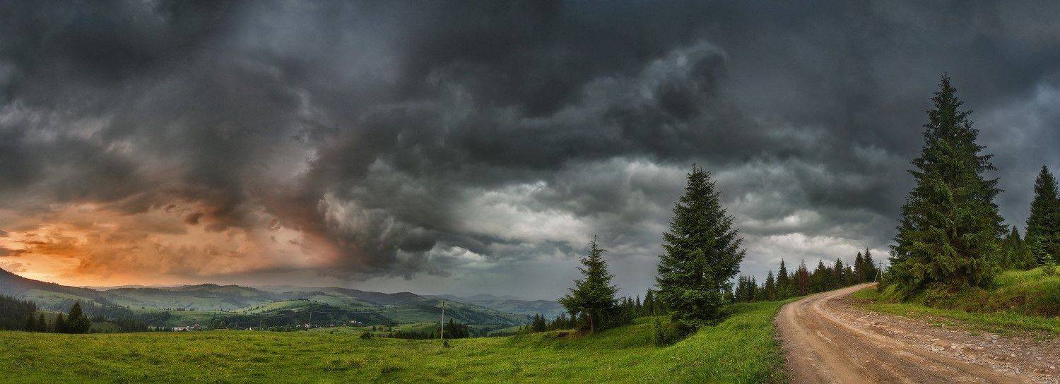 Гроза, Июнь, Карпаты, Лето, Вейзе Максим