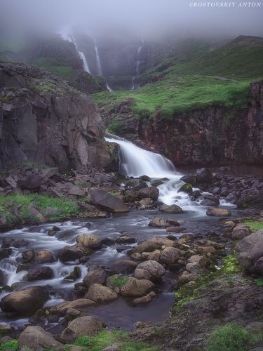 Waterfall in Iceland