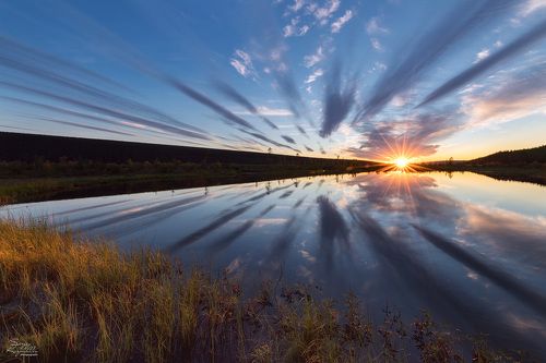 Три состояния на одном озере