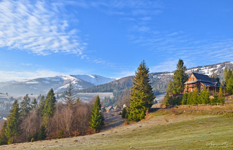 карпаты, боржава, горы, снег Припорошило фото превью