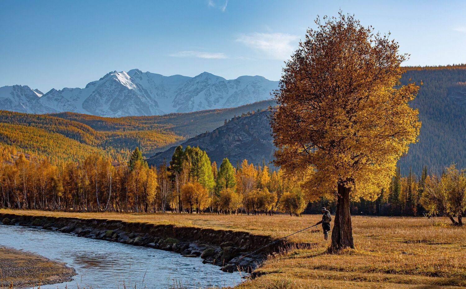 алтай. осень. горы., Евгений Дроботенко