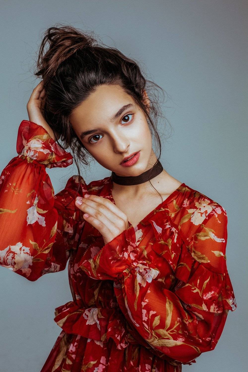 девочка,ребенок, портрет, детский портрет, стиль, красный, красное платье, портрет девочки, глаза, Светлана