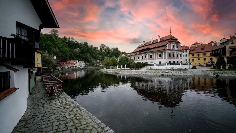 landscapes сумерки крумлова фото превью