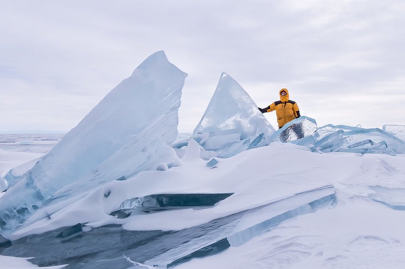 Фототур, Байкал, зима, лед, малое море, озеро, рассвет Торосы Большого Моря фото превью